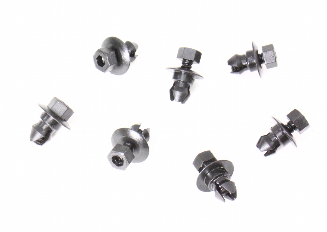 Side Skirt Clips Fasteners Plastic Screws 0610 VW Passat B6 Genuine