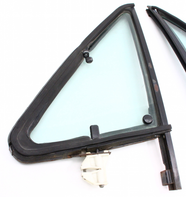 Bolt Thru Vent Quarter Window Door Glass & Seal 7584 VW Rabbit Pickup