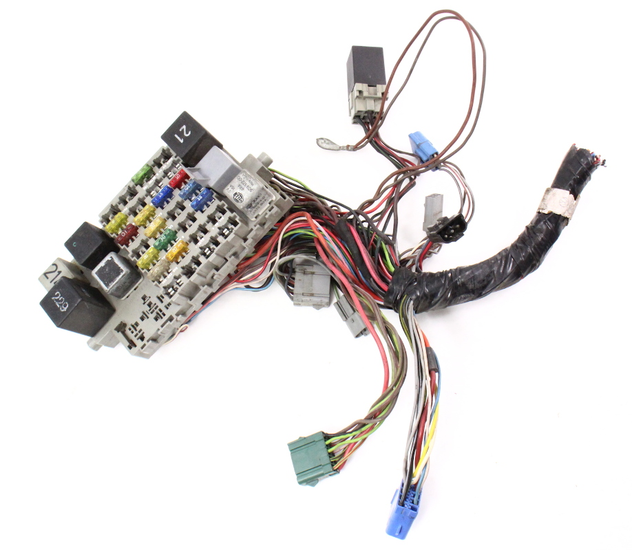 Fuse Relay Box Panel W/ Wiring 81-84 VW Jetta Rabbit GTI ... mk1 jetta fuse box 