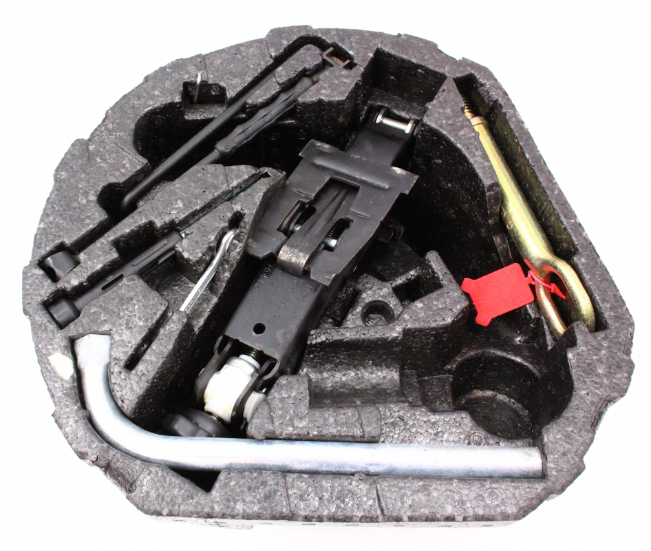Trunk Tool Kit 9810 VW New Beetle Spare Jack Lug Wrench Tow Hook