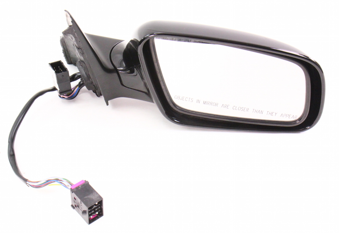 RH Side View Mirror 0304 Audi A6 C5 4.2 V8 LY9B Brilliant Black