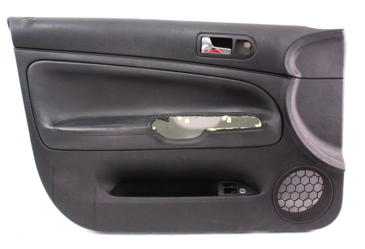 Driver Front Black Leather Door Panel Card 9805 VW Passat B5 Genuine
