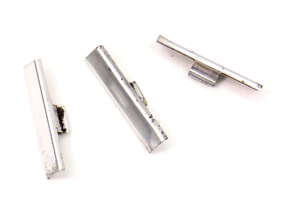 Window Channel Chrome Trim Clips 7584 VW Rabbit GTI Pickup Caddy Truck MK1 eBay