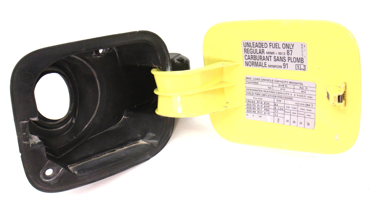 Gas Fuel Door Filler Flap 9805 VW Beetle LD1B Yellow Genuine 1C0