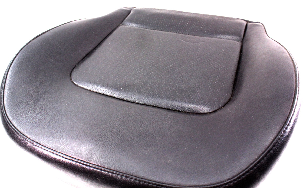 Front Seat Cushion 9805 VW Beetle Black Leather Cover Genuine
