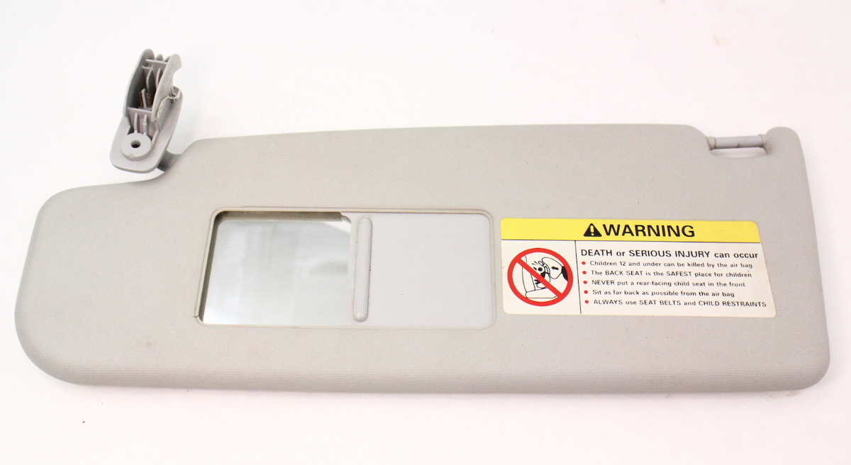 Driver Side Sunvisor VW Jetta Golf GTI MK4 Beetle Passat B5 Gray Sun