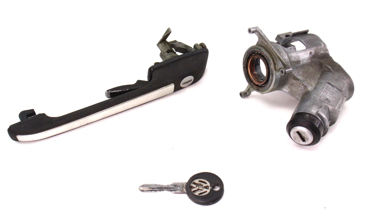 Ignition Key Door Handle Lock Set VW Rabbit GTI Jetta MK1 Genuine 171
