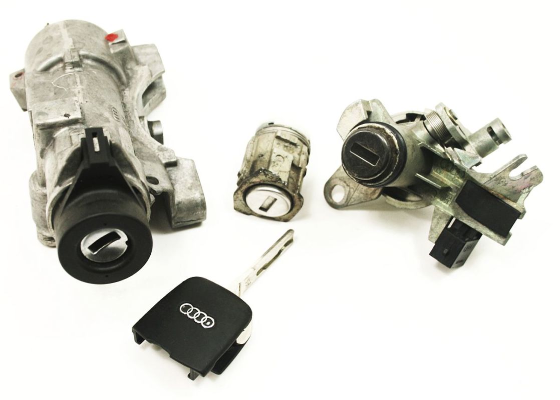 Ignition Door Trunk Lock Key Set 0205 Audi A4 S4 B6 4B0 905 851 B