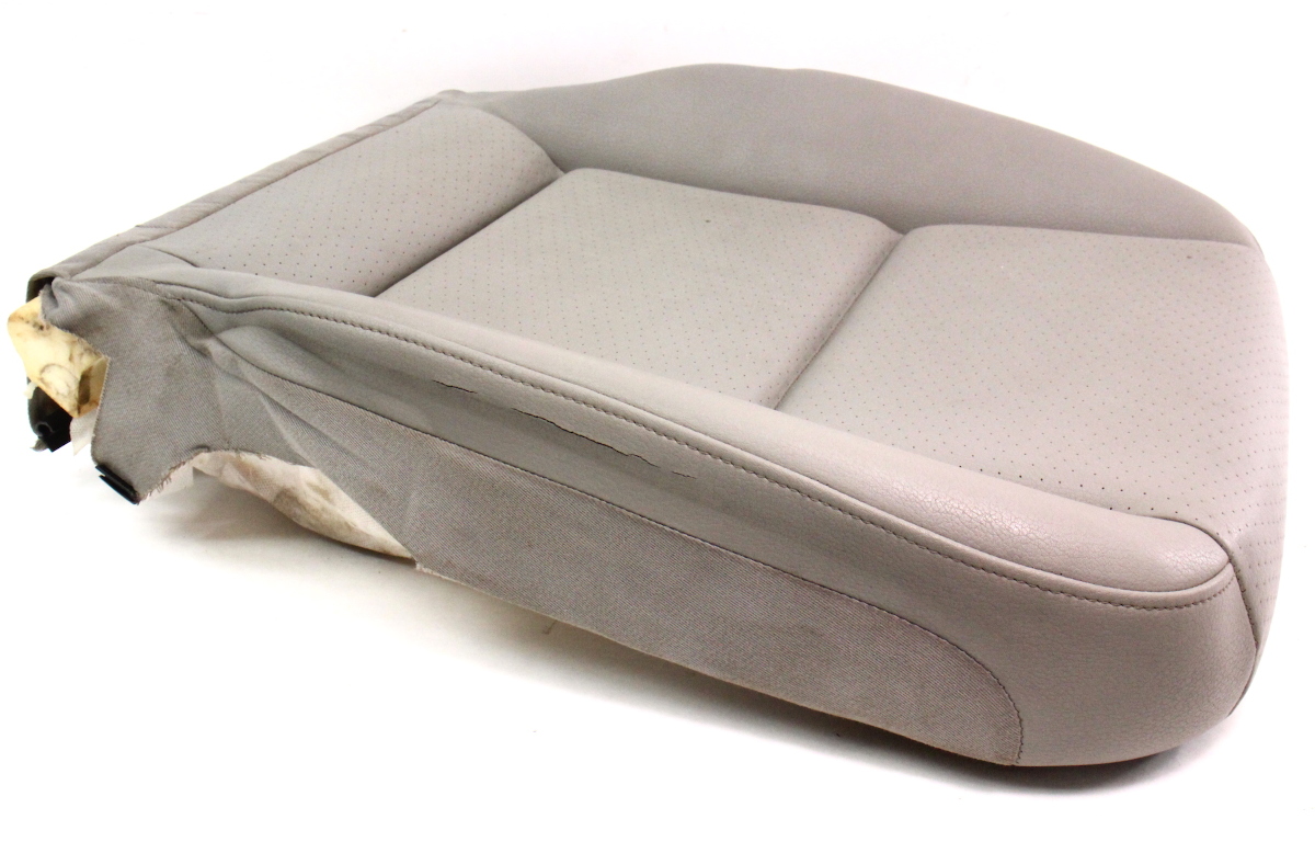 RH Front Seat Cushion Cover & Foam Audi A4 0205 B6 Grey Vinyl