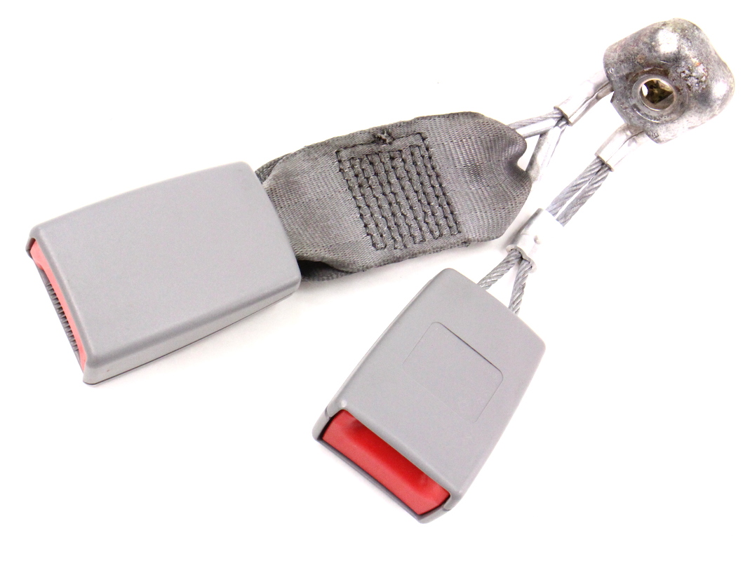 Rear Seat Belt Receivers Buckles 0406 VW Phaeton Grey 3D0 857 739