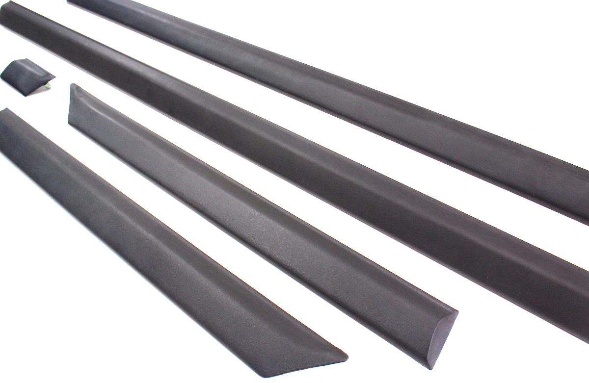 Textured Clip On Door Molding Side Trim Set 9399 VW Golf GTI Cabrio Mk3 2 Door CarParts4Sale