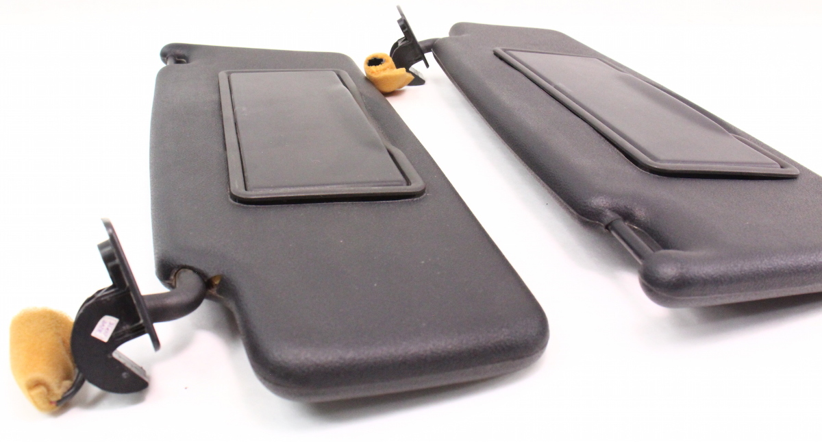 Black Sunvisors Sun Visors Set 9502 VW Cabrio MK3 Mk3.5 Jetta Golf GTI
