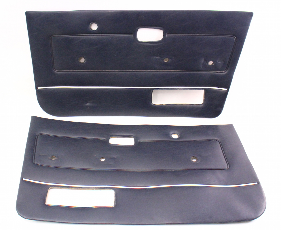 Blue Interior Door Card Front Panels VW Rabbit Pickup MK1 Genuine
