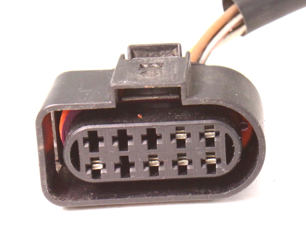 RH Headlight Pigtail Plug Wiring Connector 9801 Audi A6 Allroad 1J0