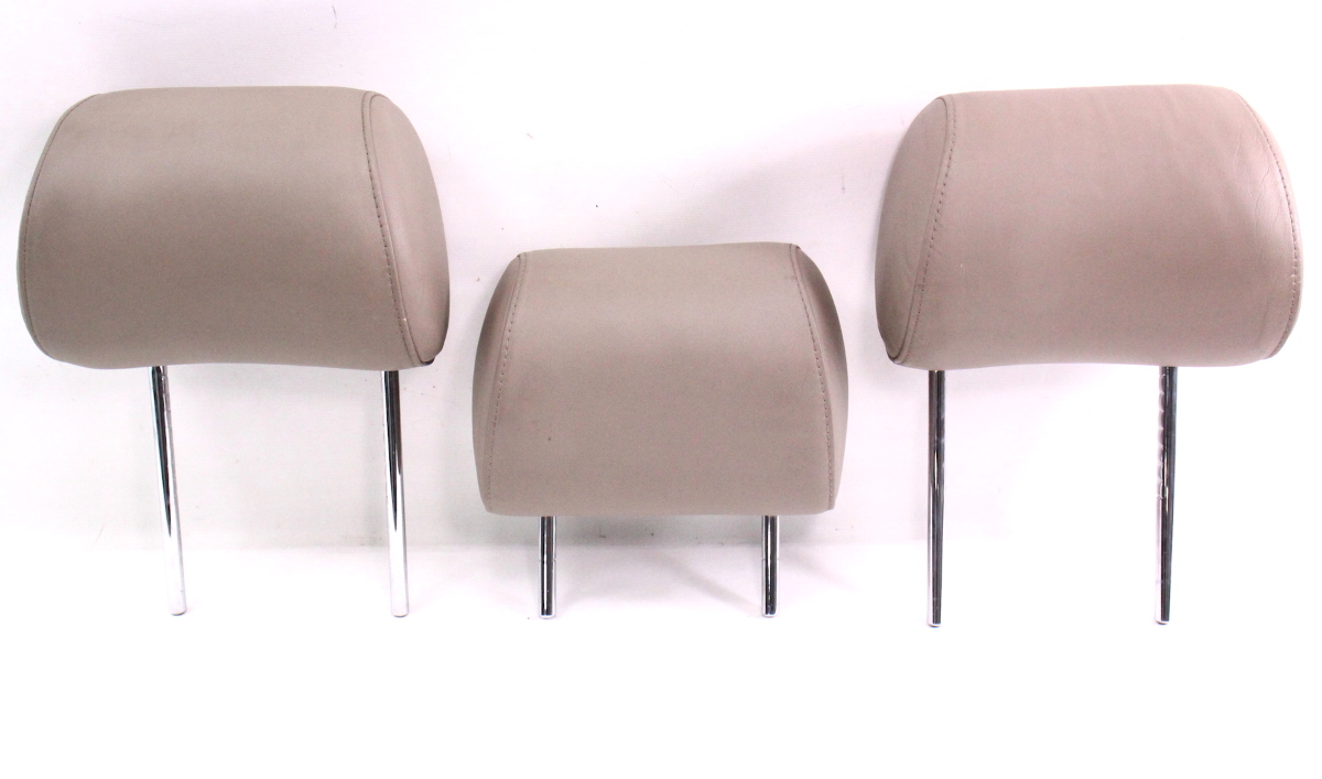 Rear Back Seat Headrests Head Rests 9804 Audi A6 S6 C5 Melange Beige