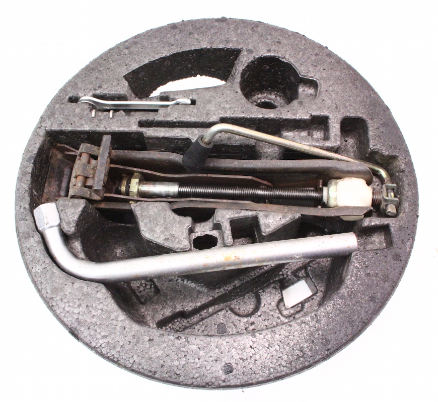 Trunk Jack Spare Tire Tool Kit Set 9097 VW Passat Genuine Lug