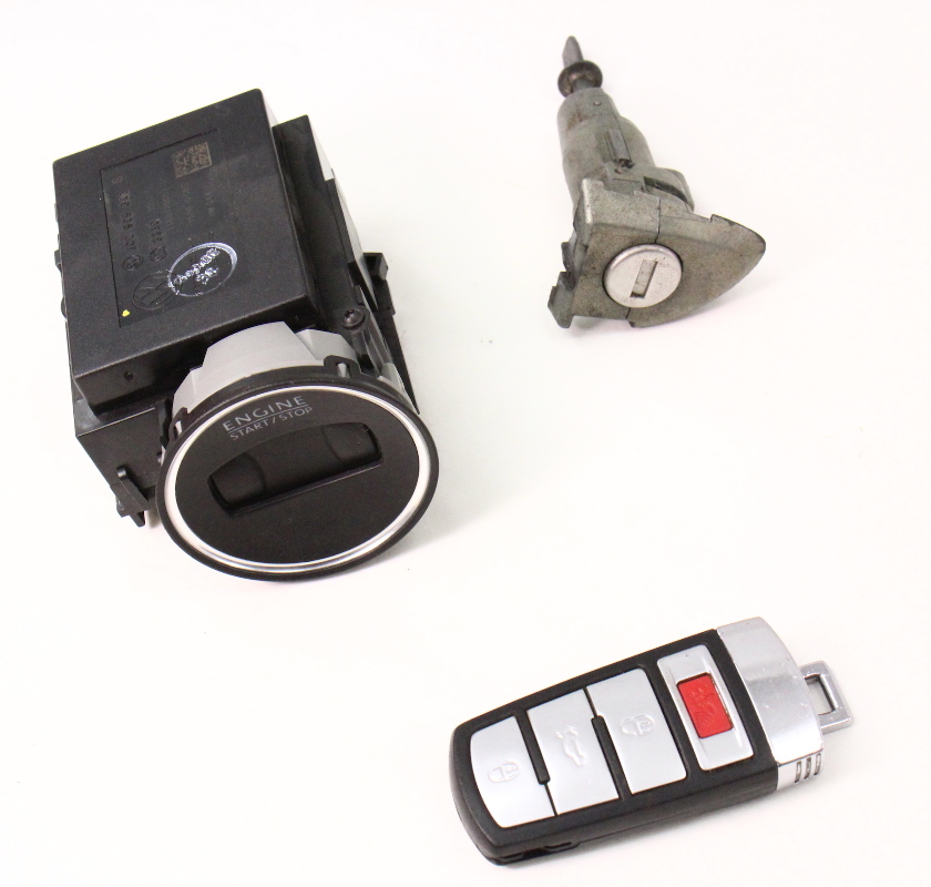 Ignition Lock Set & Key Fob Remote 0610 VW Passat B6 Genuine 3C0 905 843 S CarParts4Sale