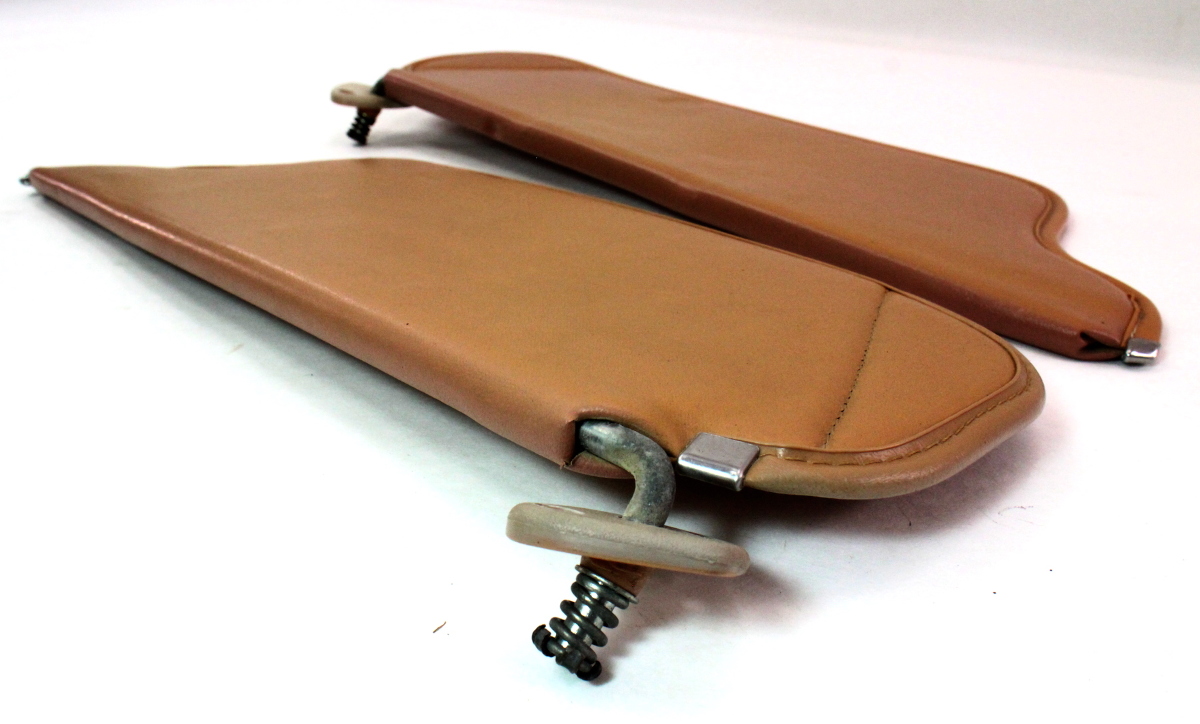 Brown Sun Visor Set Sunvisors 8184 VW Rabbit Pickup Jetta Mk1