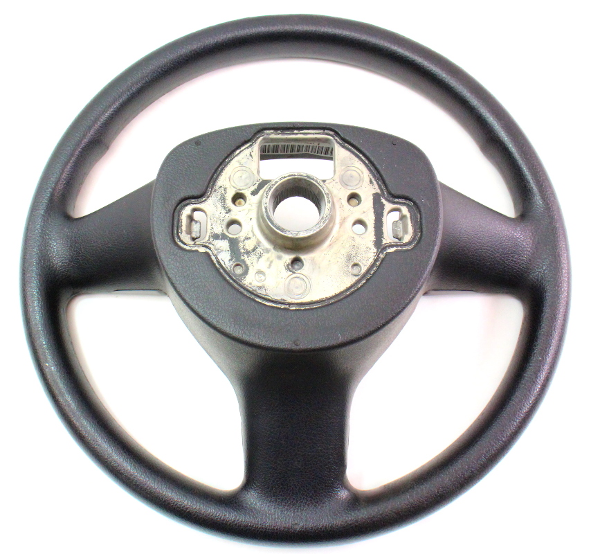 3 Three Spoke Steering Wheel 0510 VW Jetta Rabbit MK5 Black