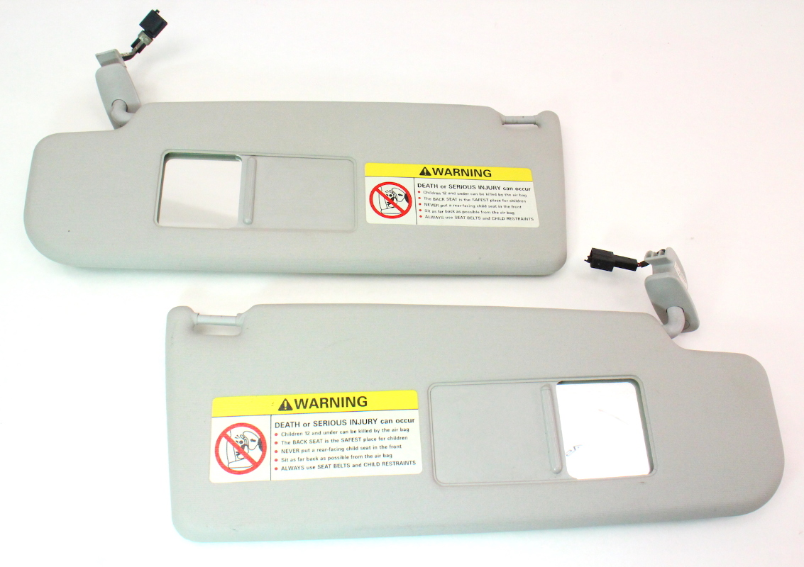 Sunvisor Sun Visor Set 9905 VW Jetta Golf GTI MK4 Passat B5 Beetle