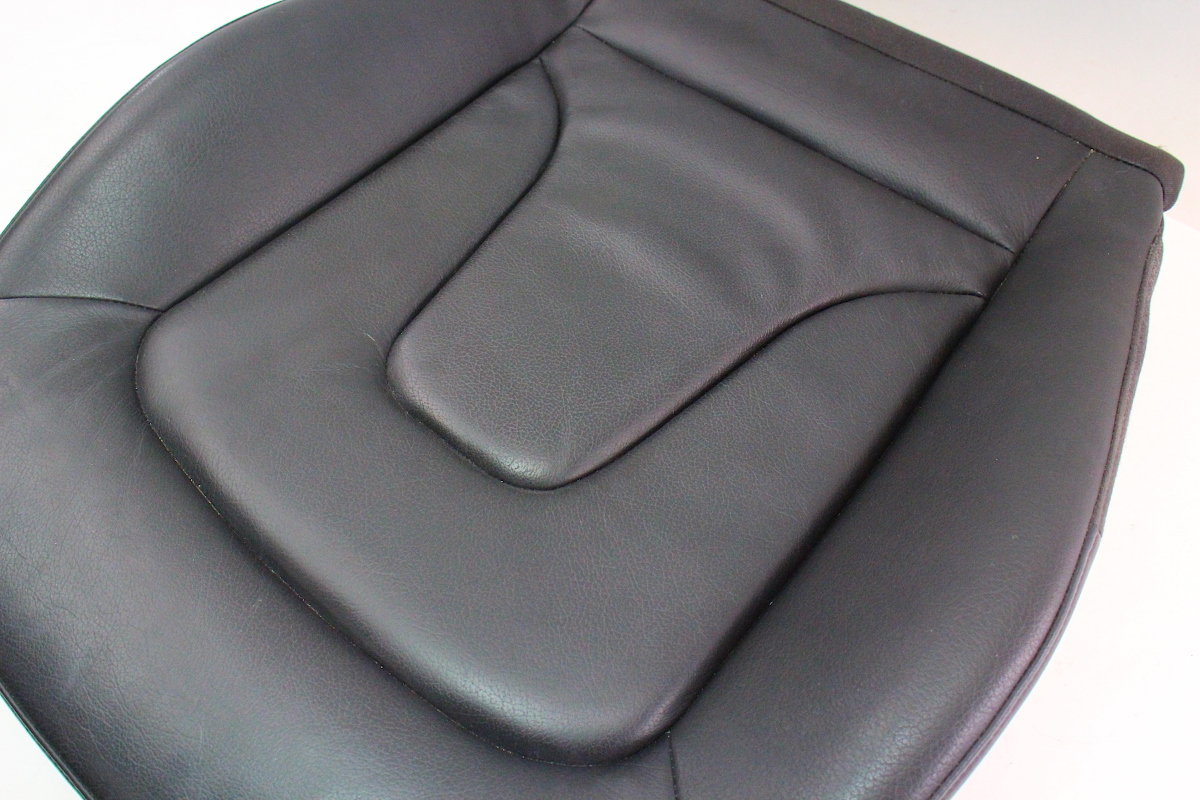 RH Passenger Front Seat Cushion 0916 Audi A4 B8 Black Leather