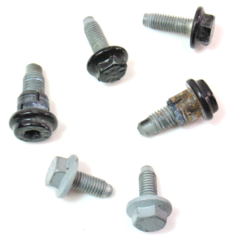 Door Hinge Bolts Hardware Screws 0916 Audi A4 S4 B8 LY9B Black Genuine CarParts4Sale, Inc.