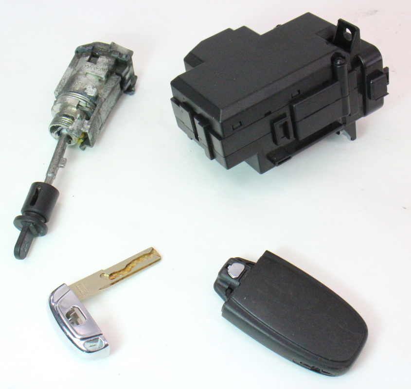 Ignition Key Fob Door Lock Set 0916 Audi A4 B8 Genuine 8K0 909 131 C eBay