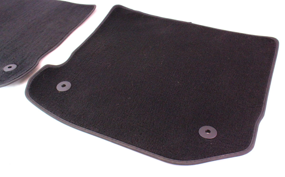 Rear Floor Mat Set 9905 VW Jetta Golf GTI MK4 Black Carpet Mats