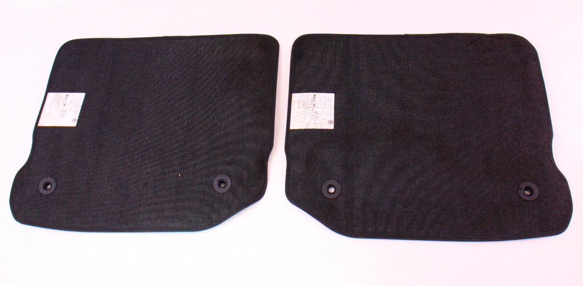 Rear Floor Mat Set 9905 VW Jetta Golf GTI MK4 Black Carpet Mats