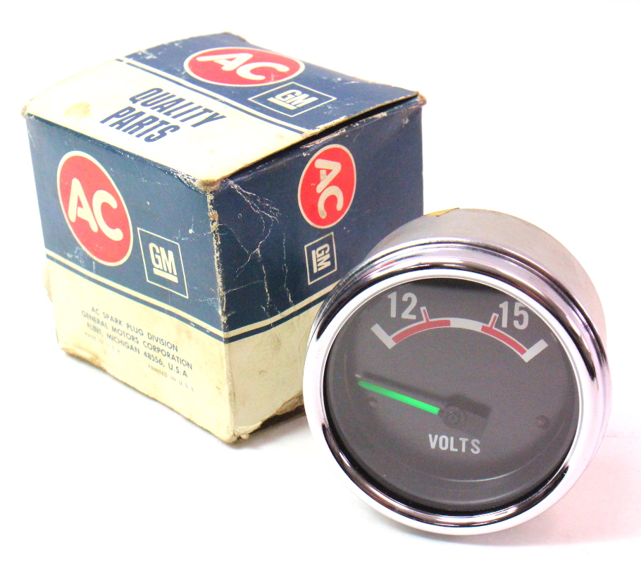 NOS GM Voltmeter Voltage Gauge Volt Meter Vintage GMC Chevrolet