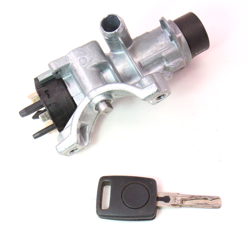 Ignition Collar Lock & Key 9699 Audi A4 B5 Genuine 4D0 905 851 D