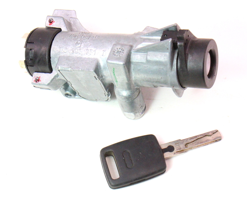 Ignition Collar Lock & Key 9699 Audi A4 B5 Genuine 4D0 905 851 D