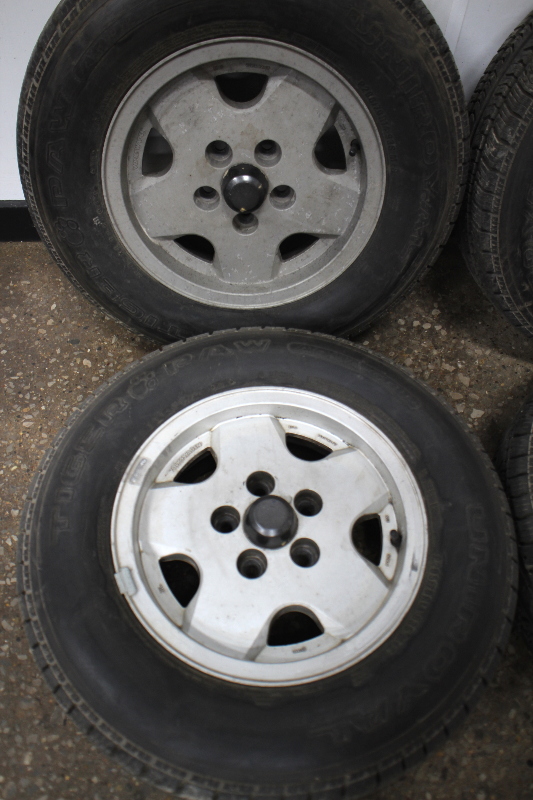 Set Of 4 VW 14" x 6" Alloy Wheel Rims 8091 Vanagon T3 With Tires Local