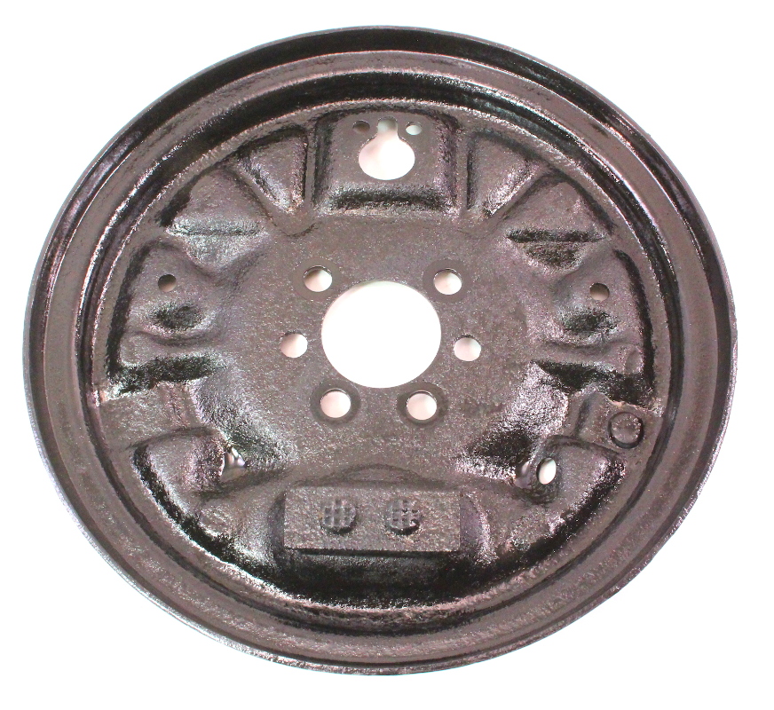 RH Rear Drum Brake Backing Plate 9399 VW Jetta Golf Cabrio MK3
