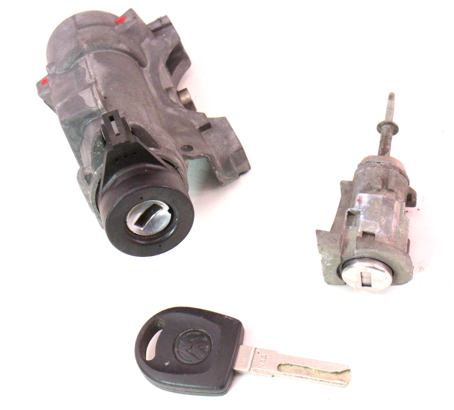 Lock Key Set Ignition Door Handle 9905 VW Jetta Golf GTI MK4 . 4B0 905