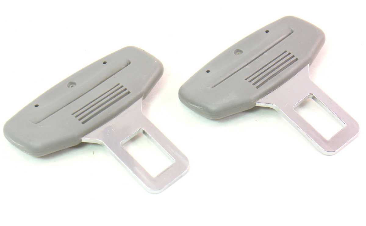 Set of 2 Male Seat Belt Seatbelt Buckle Clip VW Jetta Golf GTI Touareg