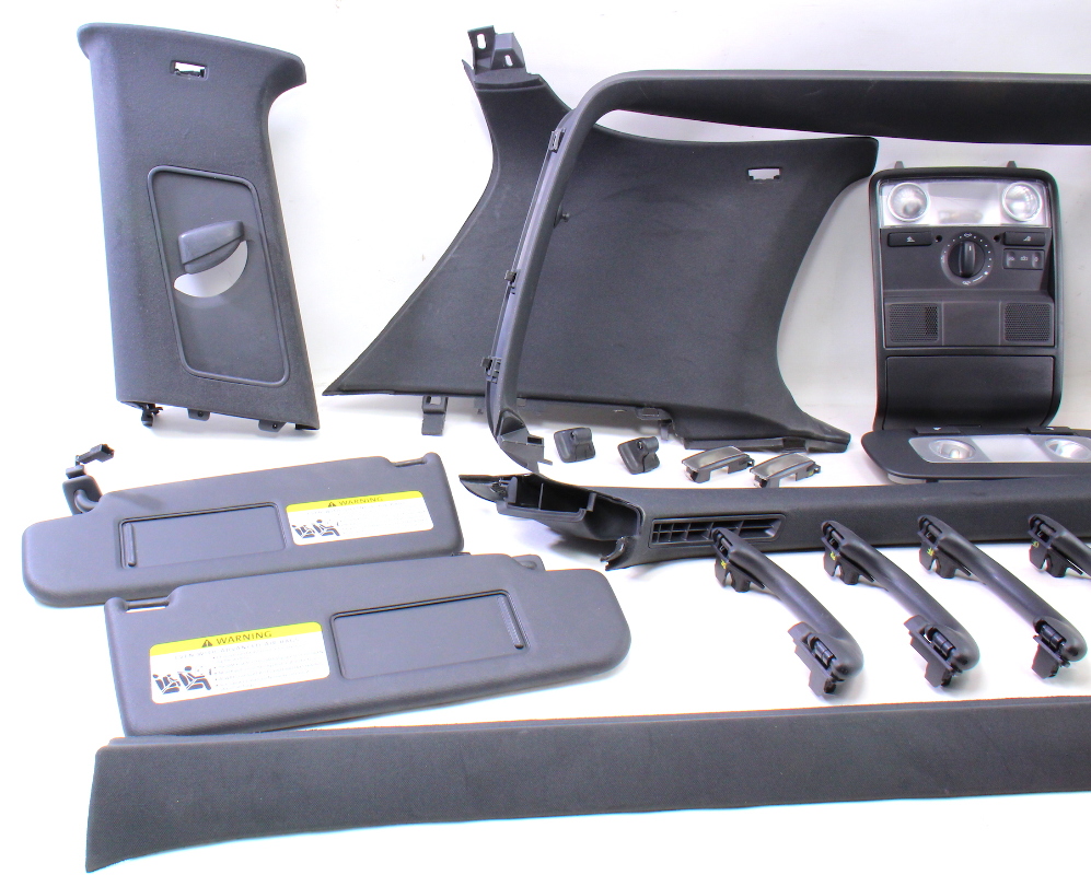 Black Upper Headliner Interior Trim Swap 0609 VW Golf Rabbit GTI MK5