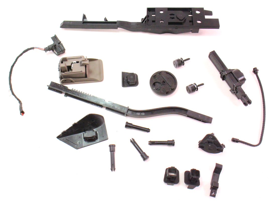 Glovebox Glove Box Parts Lot Handle Latch Linkage 0610 VW Passat B6