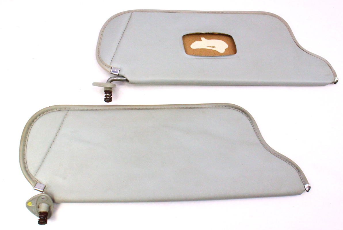 Grey Sun Visor Set Sunvisors 8184 VW Rabbit Pickup Jetta Mk1 Genuine