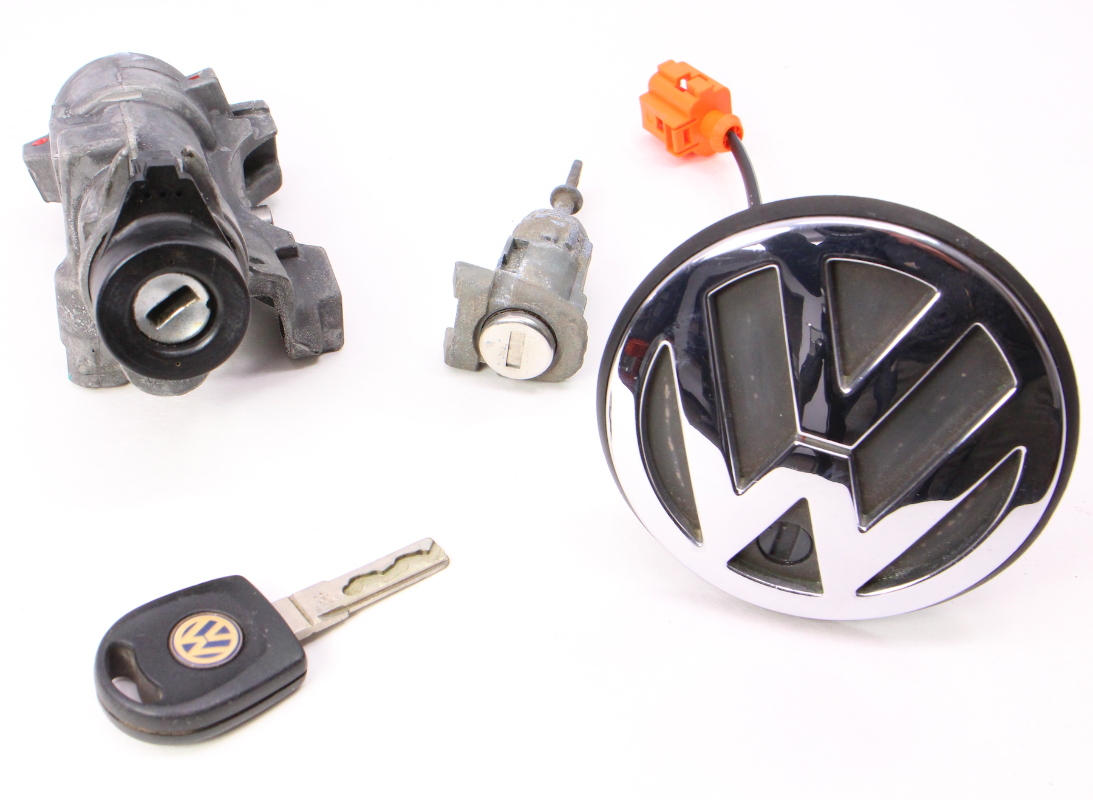 Lock Key Set Ignition Door Handle 9905 VW Jetta Golf GTI MK4 4B0 905