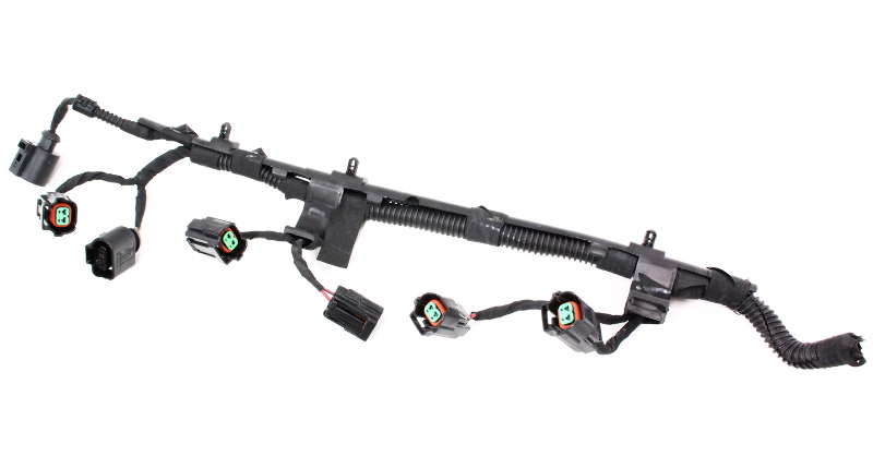 Injector Pigtails Wiring Plugs Connectors 09-10 VW Jetta Beetle Rabbit