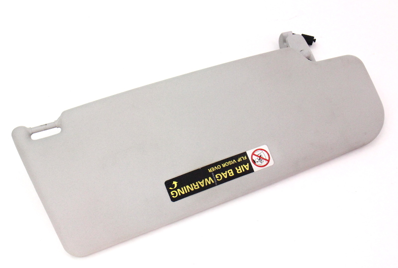 LH Sun Visor 0105 VW Jetta Golf GTI MK4 Passat B5 Beetle Gray 6X0