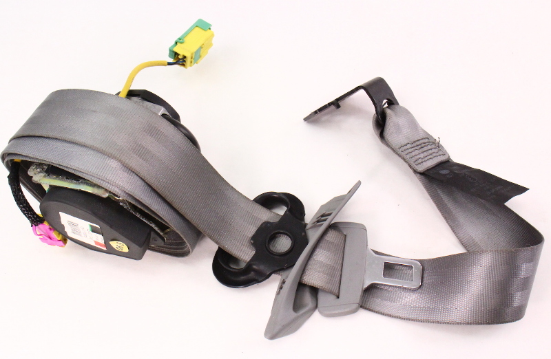 LH Rear Grey SeatBelt Shoulder Seat Belt 04-06 VW Phaeton - 3D7 857 805