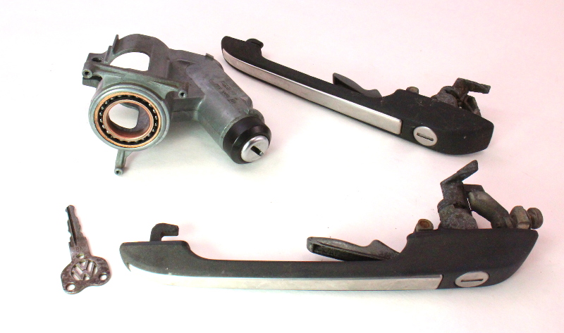 Lock Set Ignition Key Door Handles 75-84 VW Rabbit Pickup ... audi q7 trailer hitch wiring adapter 