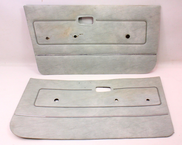 Front Grey Door Card Panels Set 75-84 VW Rabbit Pickup MK1 Genuine