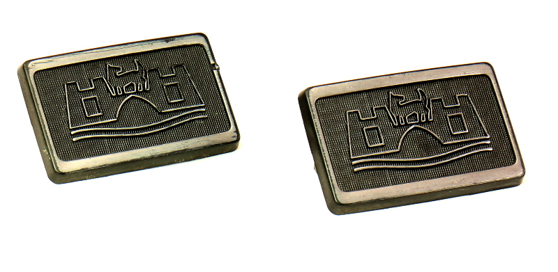 Wolfsburg Fender Emblems Badges Logo 85-92 VW Golf MK2 ... 1985 vw cabriolet fuse box 