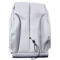 Front Seat Backrest Cover 06-10 VW Passat B6 - Passenger Gray Leather - OE - New Front Seat Backrest Cover 06-10 VW Passat B6 - Passenger Gray Leather - OE - New