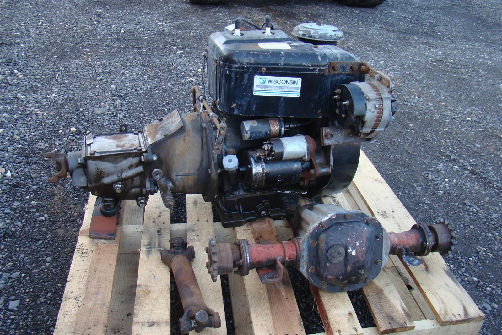 Wisconsin Teledyne TJD1 Gas Engine, Trans, Rear 338865 | eBay