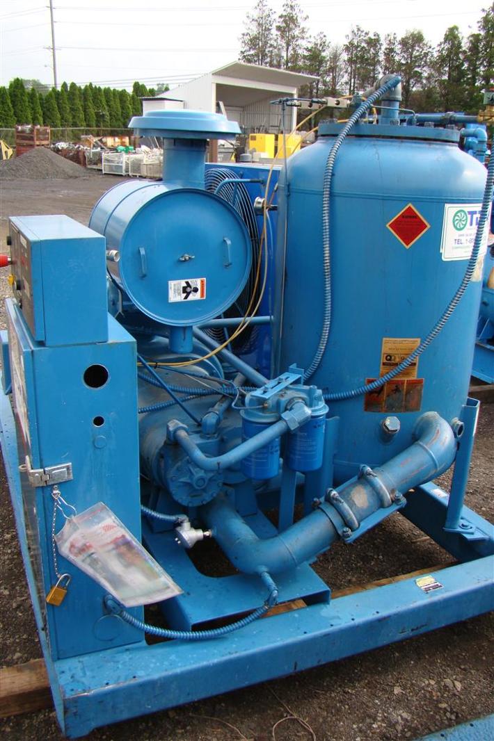 150hp Quincy Rotary Screw Air Compressor 460v 78,000HRS PowerYNC