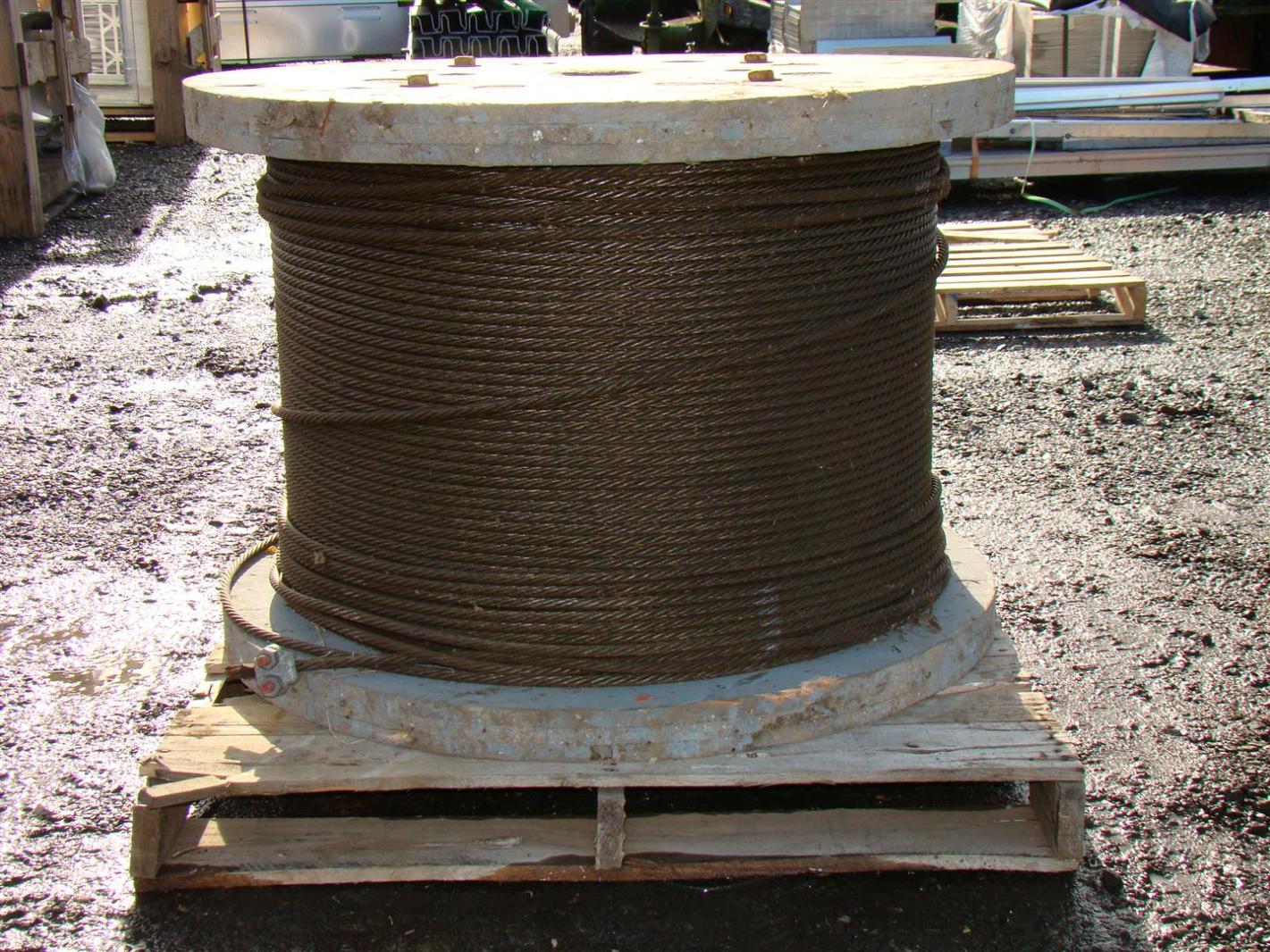 3000' Steel Wire Rope Cable Reel 1/2" SI2W1820205 eBay